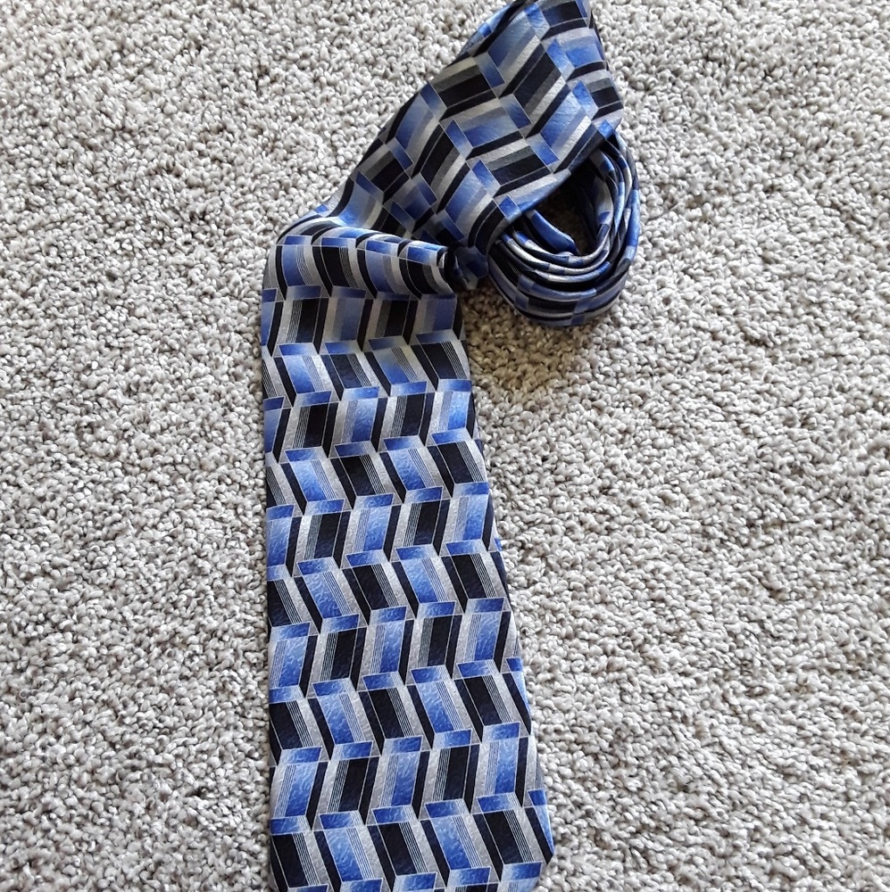 Pierre Cardin men silk tie multicolor